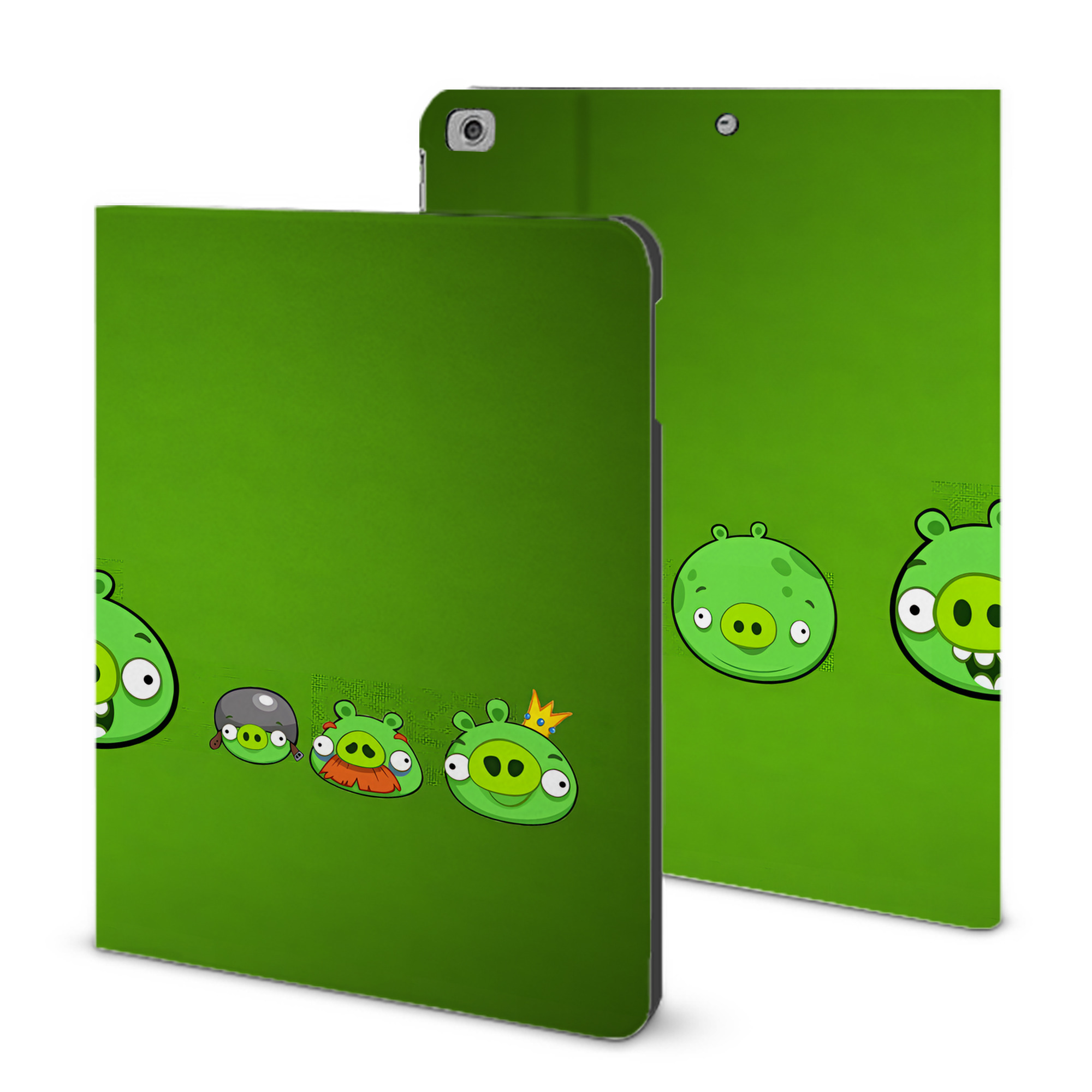 （画像用） Angry Birds アングリーバード IPad ケース ブック型 PUレザー TPU 耐衝撃 軽量 薄型 ペン収納なし 全面保護 IPad 各モデル対応